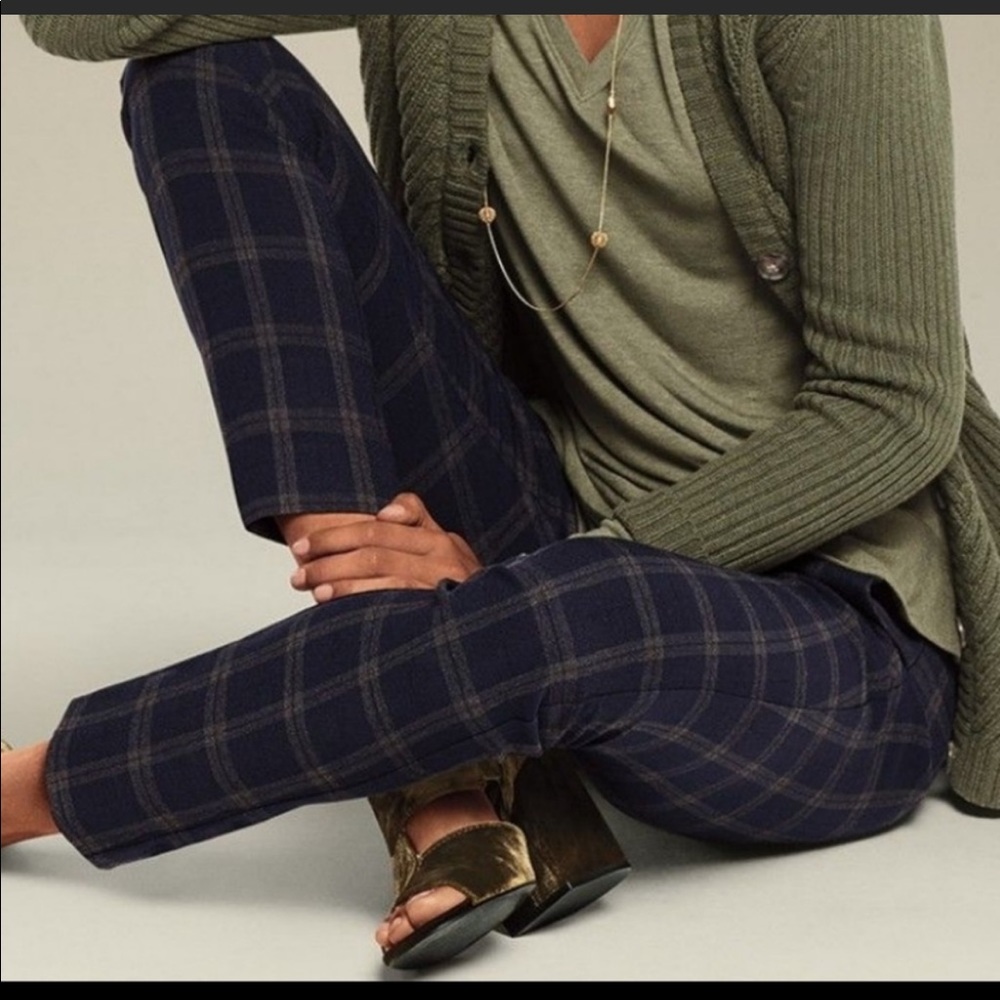 Cabi Connery Plaid Trouser #3572